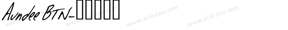 Aundee BTN字体转换